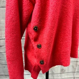 Moral Fiber Hot Pink Crewneck Sweater - M